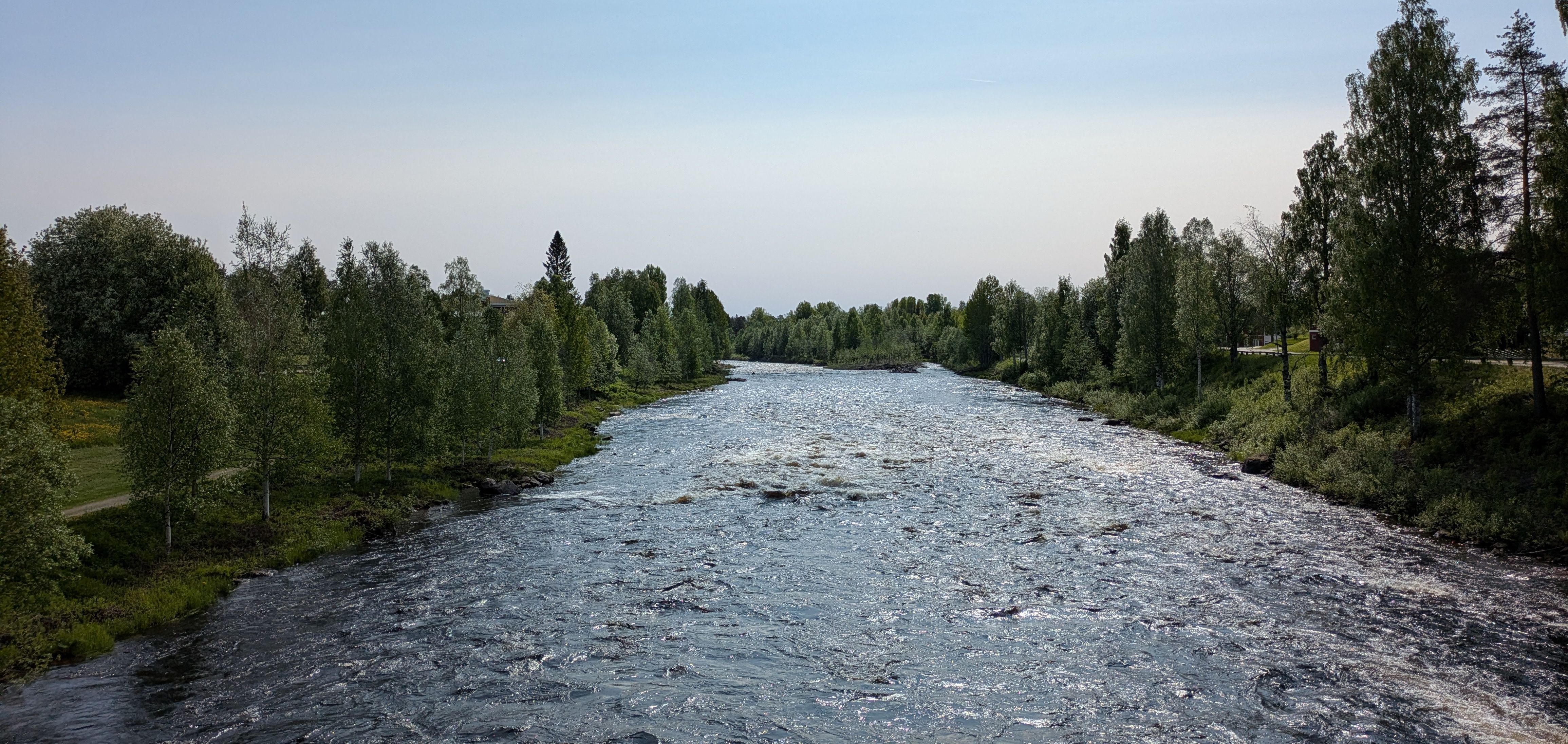 Hängbron i Byske nov 2025